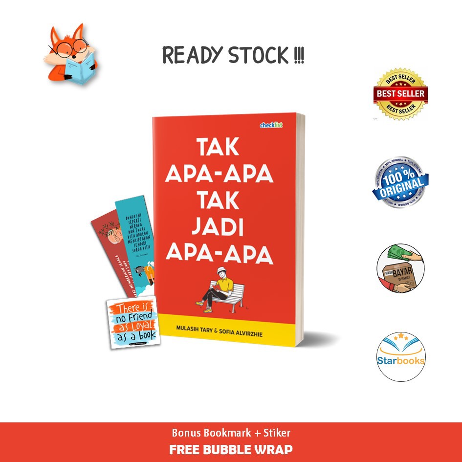 Buku Tak Apa-Apa Tak Jadi Apa-Apa - Checklist