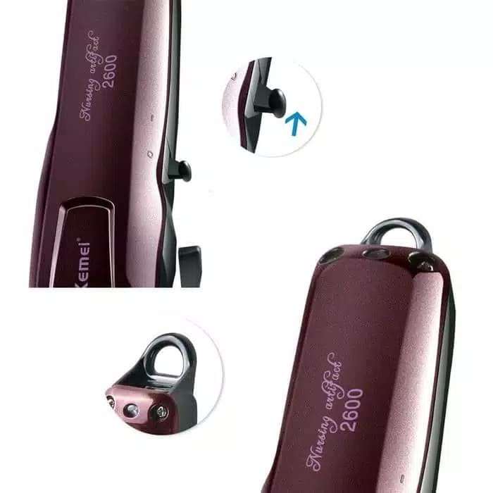 COD Alat Cukur Rambut KEMEI KM-2600 Professional Rechargeable Electric Hair Clipper Cordless Kemei KM-2600