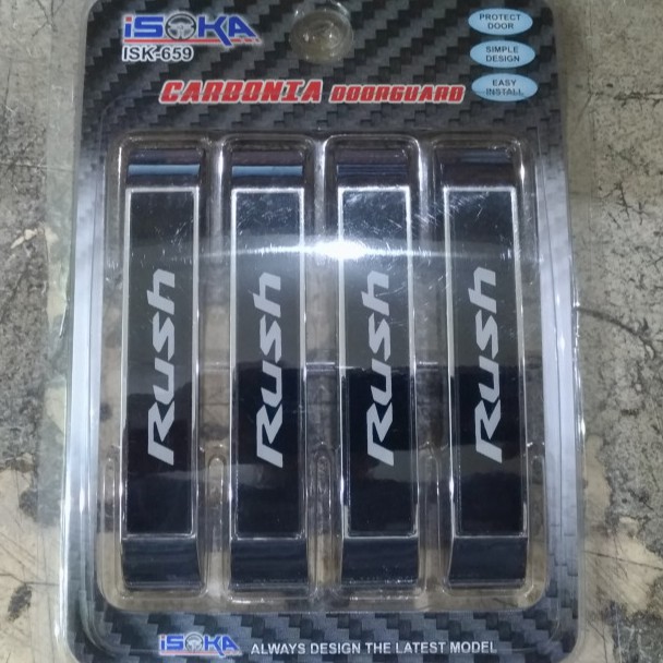 Door Guard Pelindung Pintu Mobil Logo New Rush