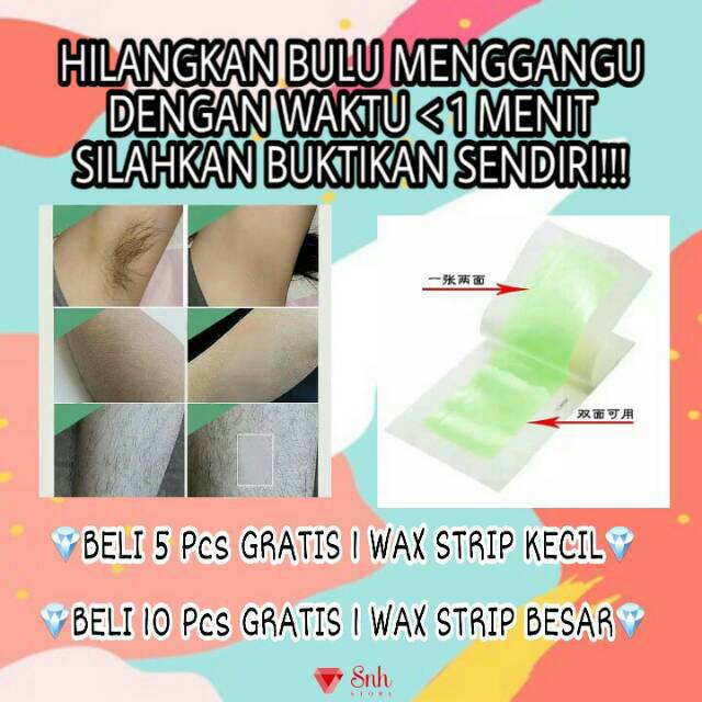 KERTAS WAX/STRIPS WAXING/WAXING STRIPS/PENCABUT BULU KETIAK/WAXING BULU/WAXING KIT/WAX/KERTAS WAXING