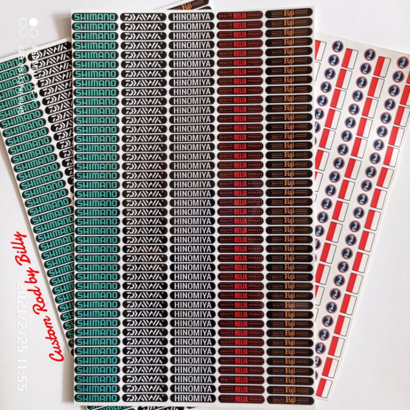 Stiker & logo joran custom