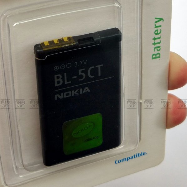 Batre Baterai Nokia 5CT C3-01 C5 C5-00 C6 C5-01 C6-01 3720 5220 6303 6730 BL-5CT BL5CT BL 5CT