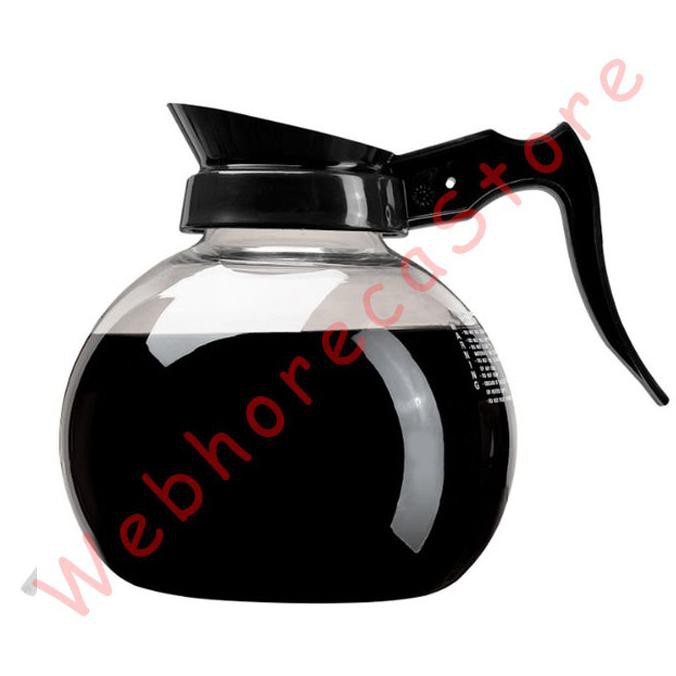 Curtis Coffee Glass Decanter 1.8Lt / Teko Pemanas Kopi - Hitam Non Logo
