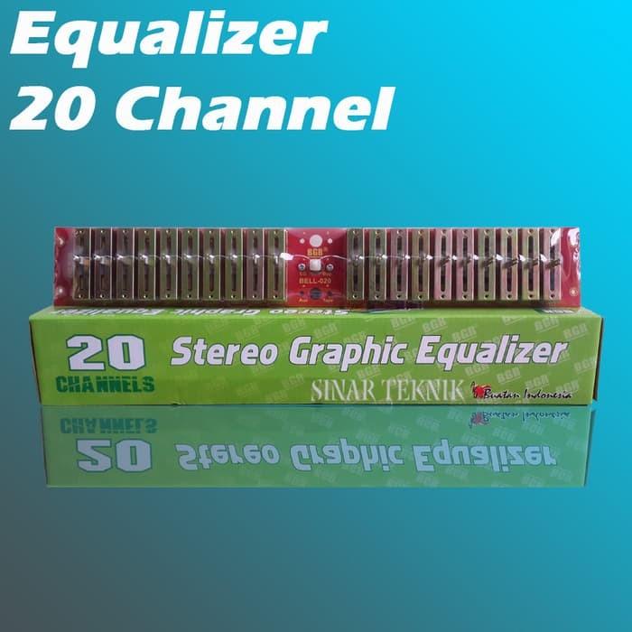 Kit equalizer 20 chanel bell