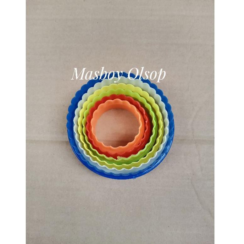 

SUPER DISKON Ring Cutter Plastik Motip Bulat / Ring Cutter Bento