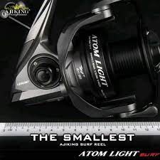 Reel AJIKING ATOM LIGHT SURF (POWER HANDLE)