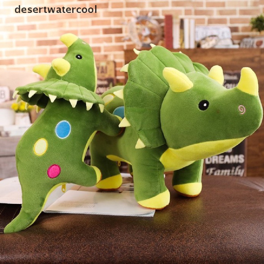 Deid Mainan Boneka Dinosaurus Triceratops Bahan Plush Ukuran 40cm Untuk Hadiah