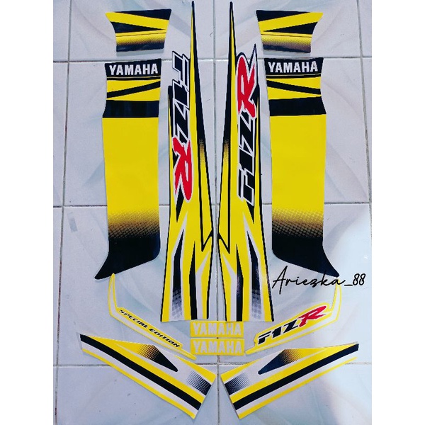 Striping fiz r hitam kuning fizr fiz r special edition R Merah