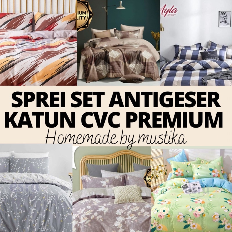 MUSTIKA - SPREI ANTI GESER | SPREI KATUN | SPREI HOMEMADE | SPREI | SEPREI | SEPRAI | SEPREI HOMEMADE | SPREI 180x200 | SPREI 160x200 | SPREI 120x200