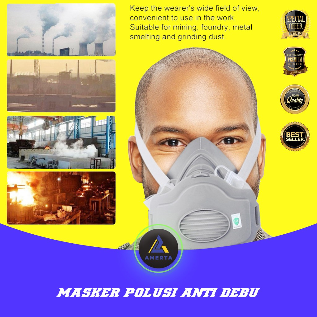 Masker Polusi Anti Debu POWECOM PM2.5 - 8005