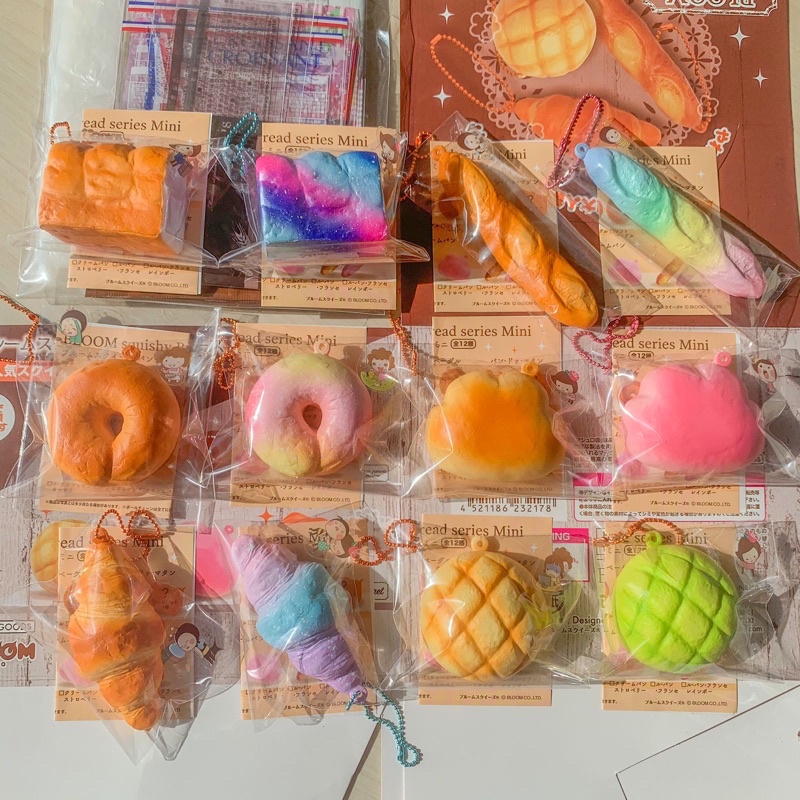 ibloom bread series fullset squishy ibloom mini bread series squishy mini ibloom bread series squish
