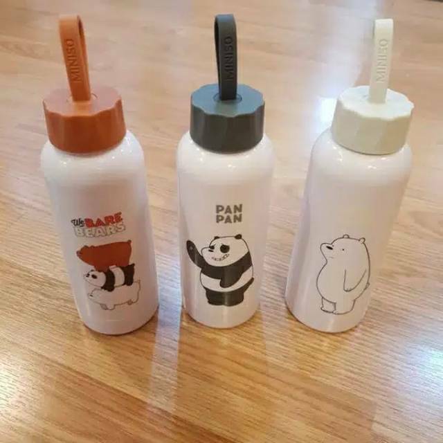 Jual Botol Minum We Bare Bears Botol Minum Termos Thermos Miniso Japan Original Murah Meriah