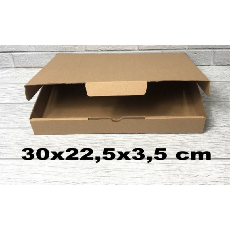 

kardus uk.30x22,5x3,5 cm kotak box karton Die Cut