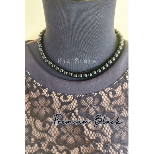 KIA STORE-Kalung mutiara pearl nacklace Wanita&amp;pria/ American style korea/Kalung mutiara Choker/Kalung rantai/kalung viral/Fashion wanita pria