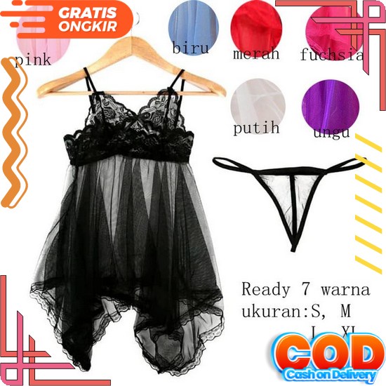 Malam-Panjang Lingerie Sexy Baju Tidur Sexy Wanita Lingerie 371 Baju Haram Dinas Malam Baju Tidur Se