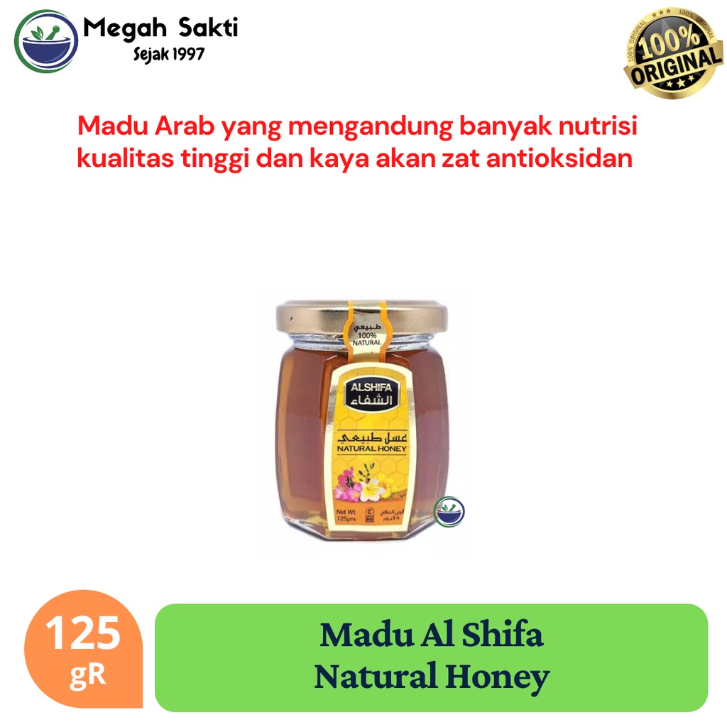 

MGS - Madu Al Shifa Asli 125 gR - Natural Honey Import Arab Asifa Original