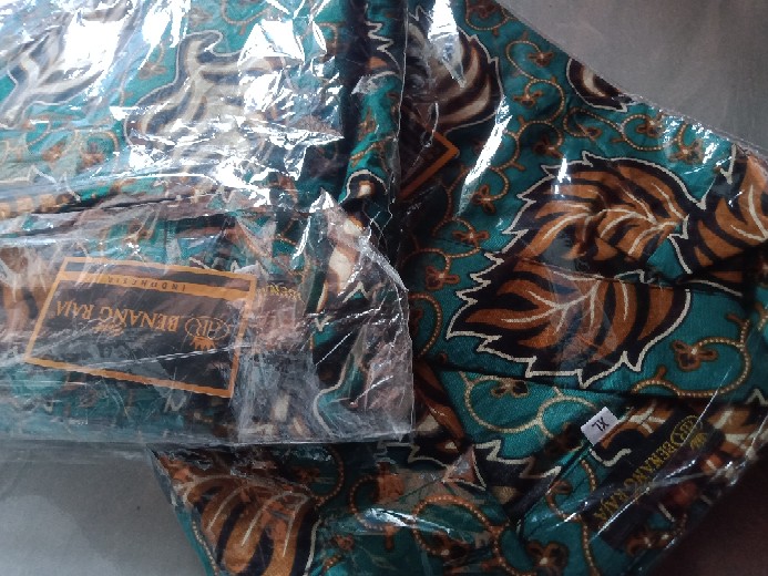 Benang Raja Kemeja Batik Pria Hem Lengan Pendek Ukuran M L Xl