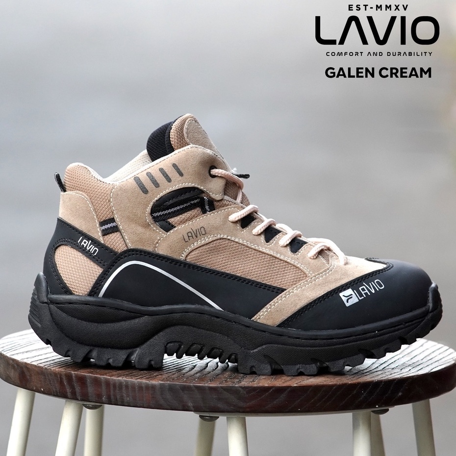 Sepatu Safety Proyek Gunung Hiking Touring Lavio Galen Outdoor Ujung Besi Pria Terlaris