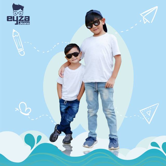 Celana Anak Jeans Eyza Kids Size 2.4.6 Tahun