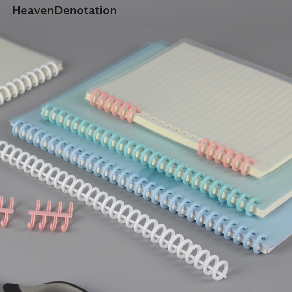 [HeavenDenotation] Plastic 30-Hole Loose Leaf Binders Ring Binding A4 A5 A6 For DIY Paper Notebook