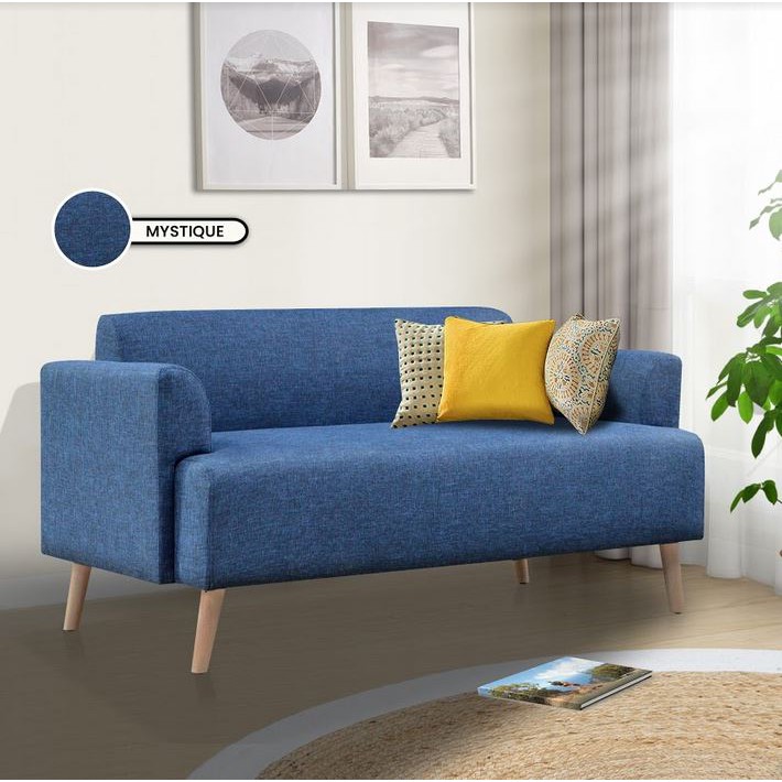 Sofa minimalis sofa 2 Seater Sofa hemlingby sofa ruang tamu kaki kayu