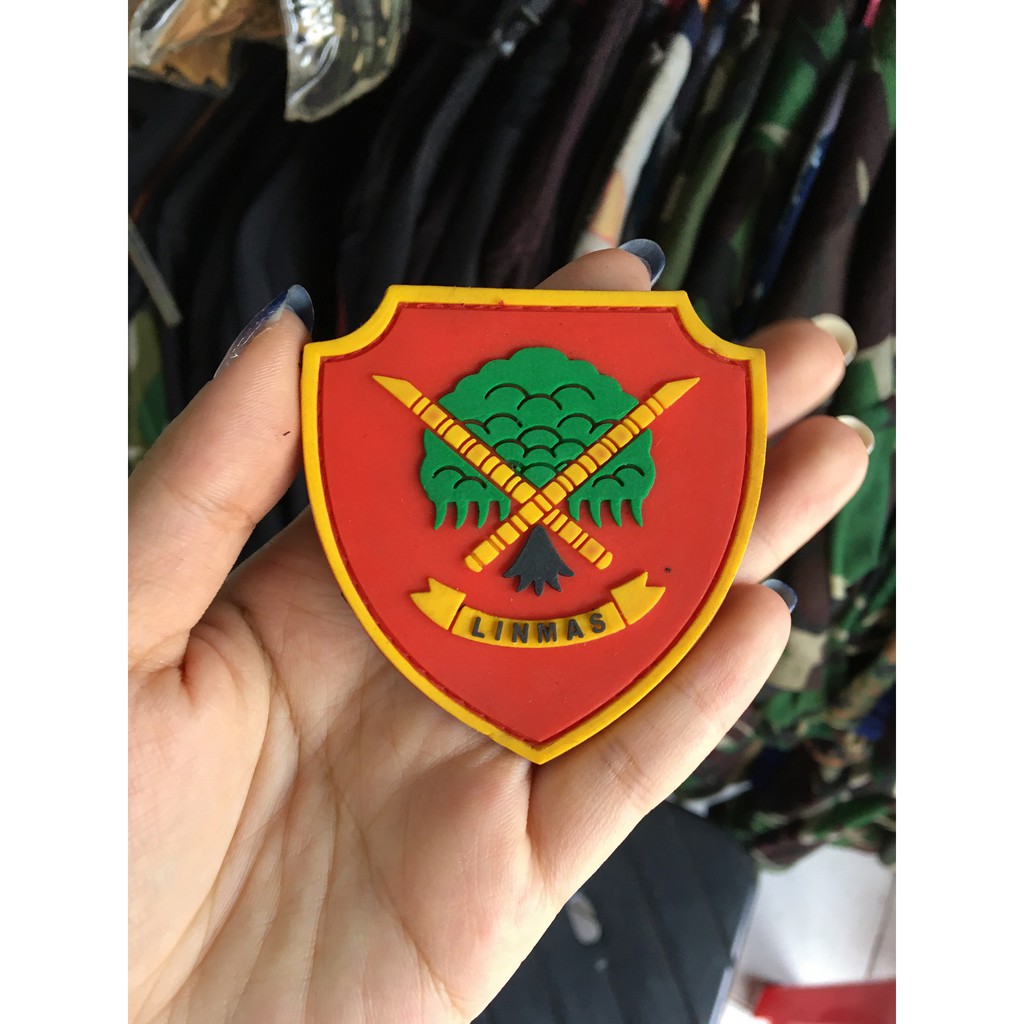 Patch Hansip Patch Velcro Prepetan Linmas