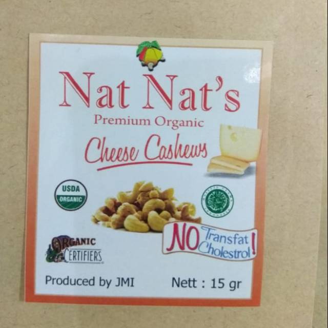 

Nat-Nat's Cashew Snacks - Cheese @15gr