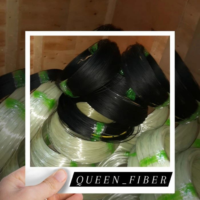 TERLARIS JERUJI FIBER BENING / HITAM 1.8MM - 7.0MM TERMURAH HG0345