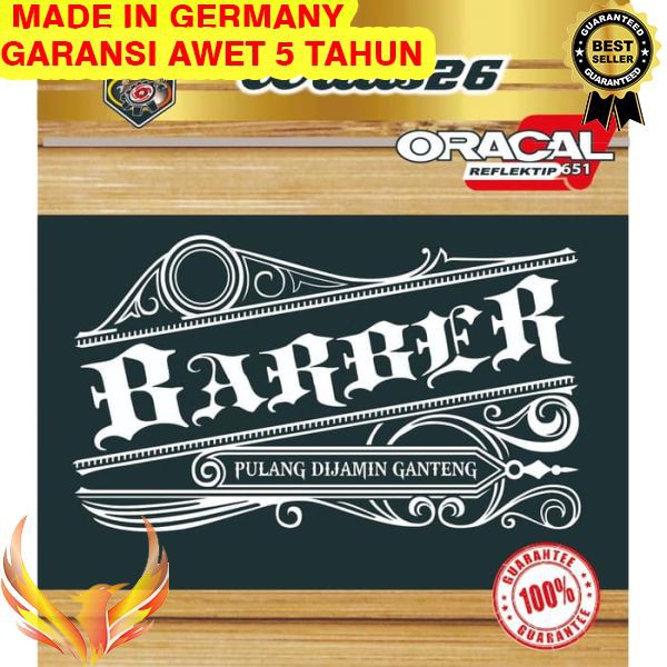 

TERMURAH STIKER BARBERSHOP CUTTING STICKER M 05 Phoenix Star