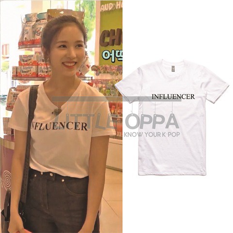 KAOS T-SHIRT IDOL FASHION TWICE MINA INFLUENCER