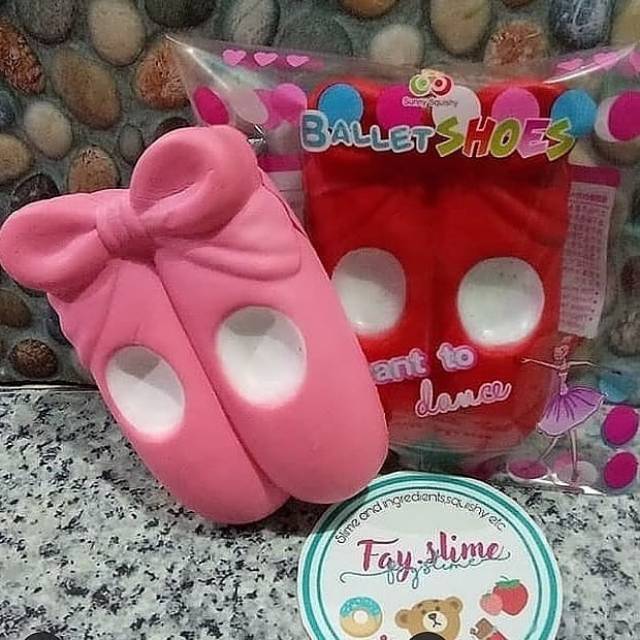 Squishy ballet shoes by sunny squishy