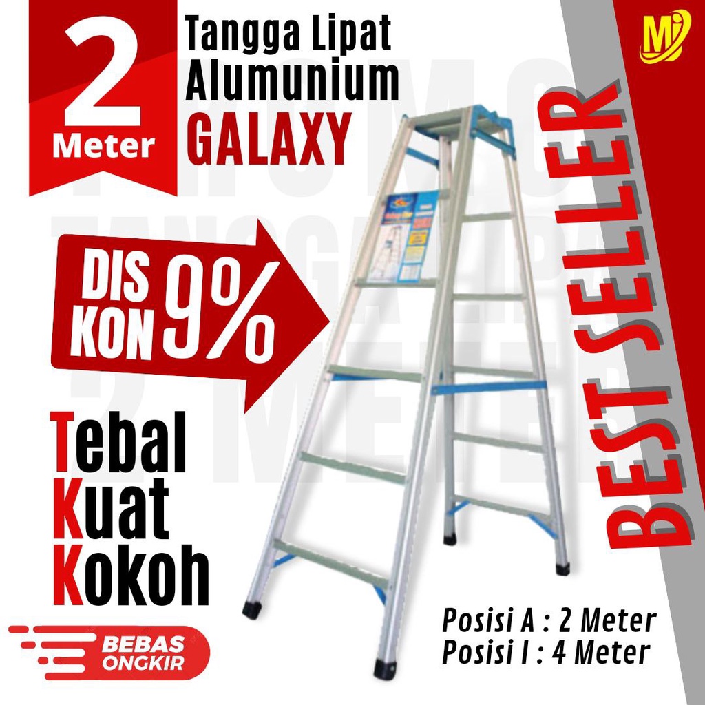 Tangga Lipat Aluminium Galaxy