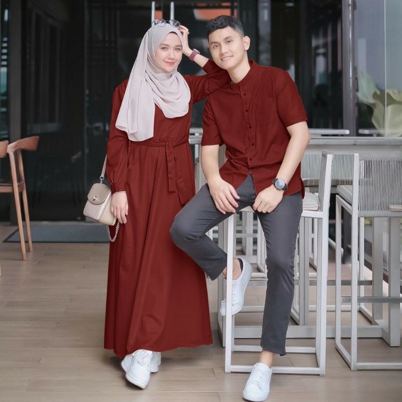 Baju Couple Kondangan Kekinian Modern Kapel Pesta Elegan Mewah Pasangan Muslim Baju Couple Keluarga Shopee Indonesia