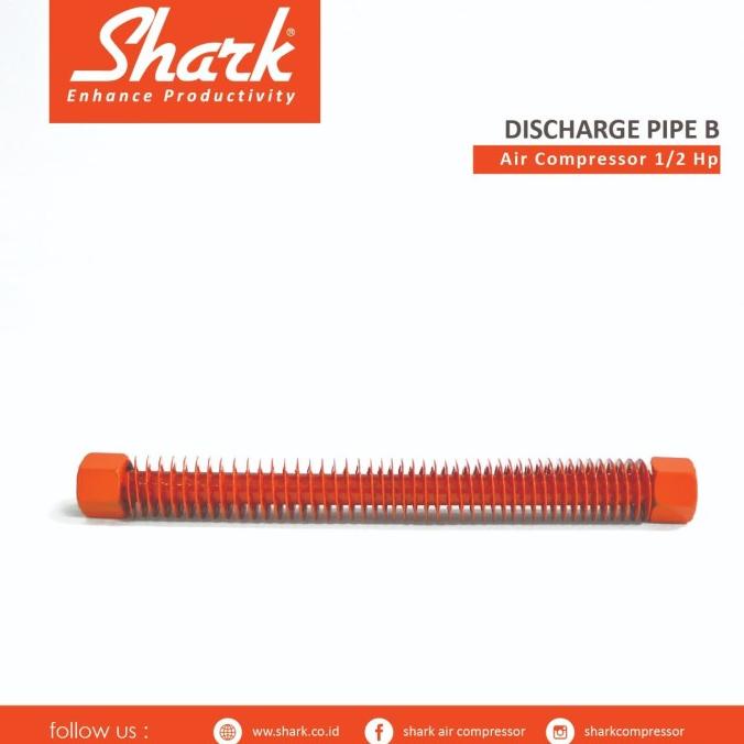 Discharge Pipe B Assy Kompressor 1/2Hp Shark