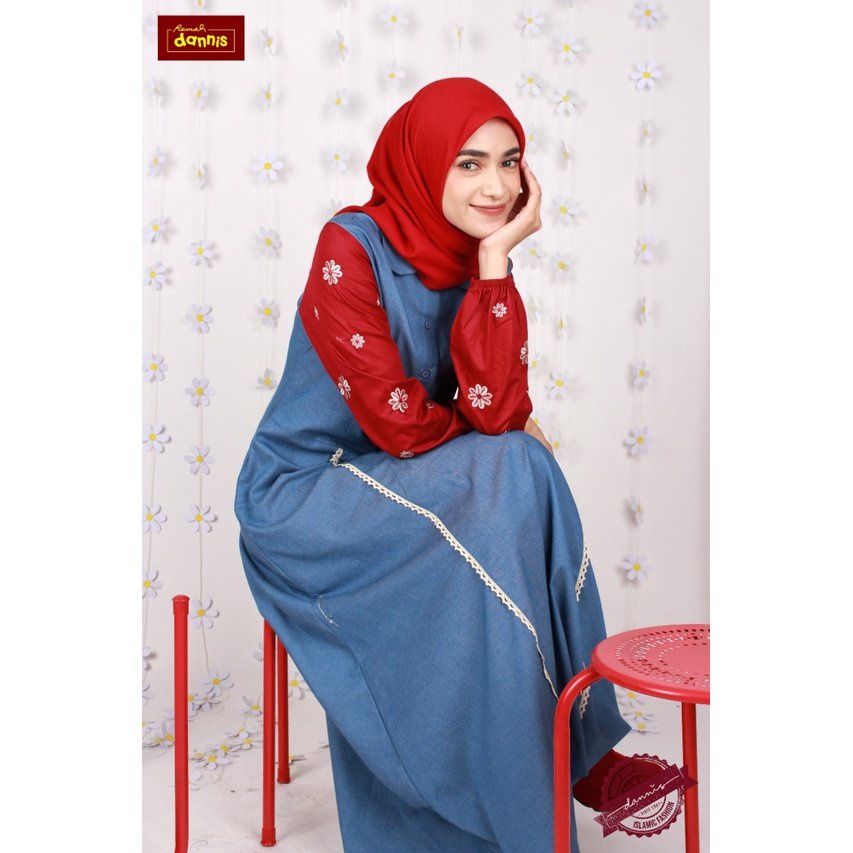 A220801 Abaya Dewasa rumah dannis Size XS - XXL