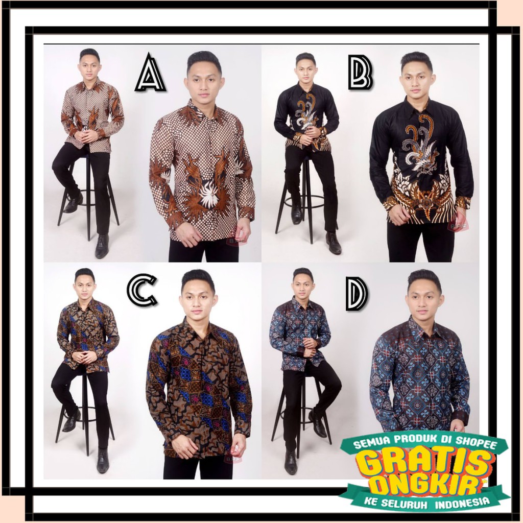 BATIK SEMARANG MURAH - TERBARU TERKINI / KEMEJA BATIK PRIA MOTIF SENO
