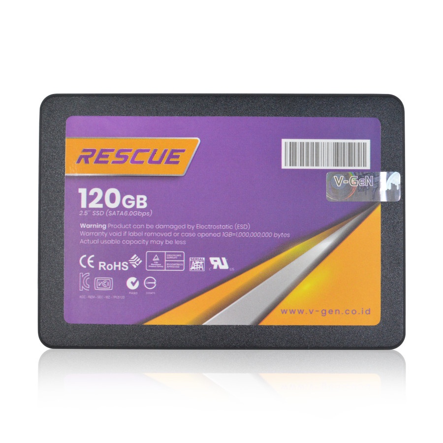 SSD V-GeN Rescue 120GB SATA 3 Solid State Drive 2.5&quot; Inch VGEN