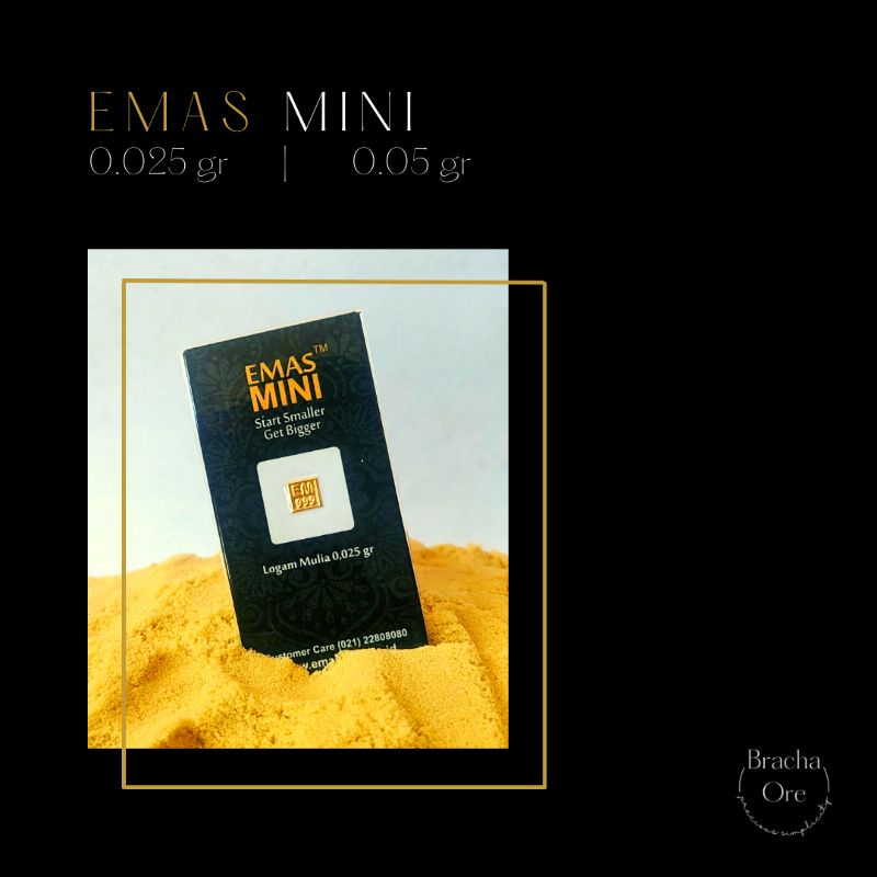 Logam Mulia BIG GOLD / EMAS MINI / MINIGOLD 0.025 - 0.05 gram