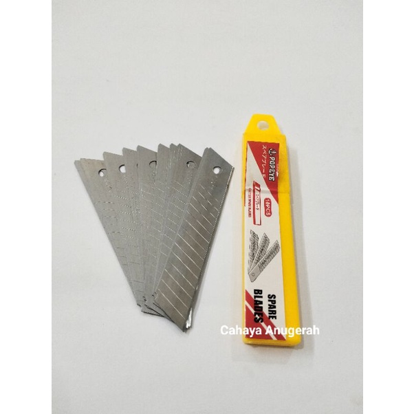 

Isi Cutter Besar Merk Popeye / Isi Kater Popeye / Isi Cutter Besar18mm