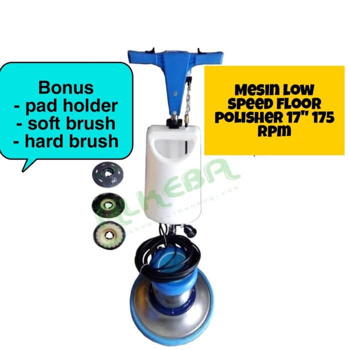 MESIN FLOOR POLISHER 17&quot; 175 RPM / mesin low speed polisher