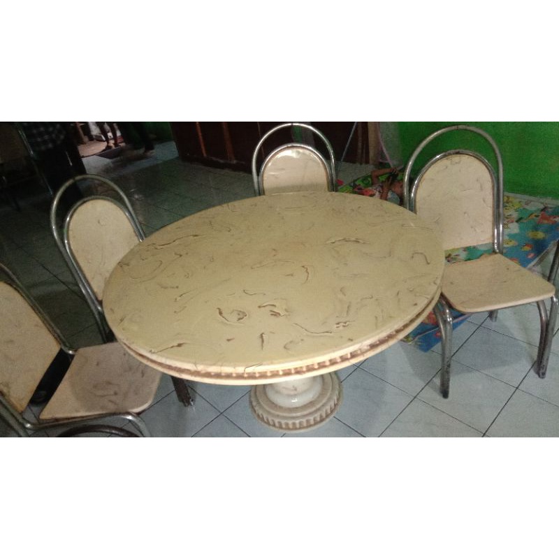 MEJA MARMER ASLI ANTIK PENINGGALAN