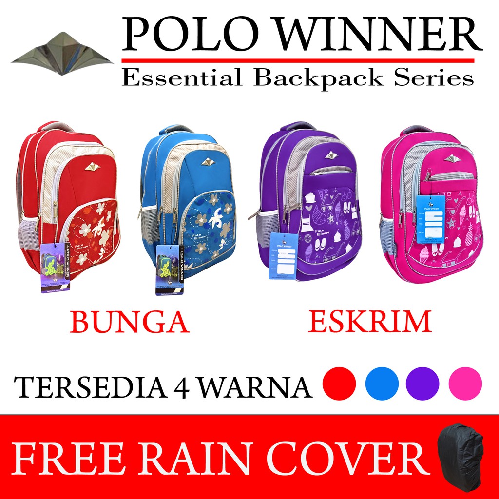 Jual PROMO TAS RANSEL CEWEK POLO WINNER ORIGINAL | Shopee Indonesia