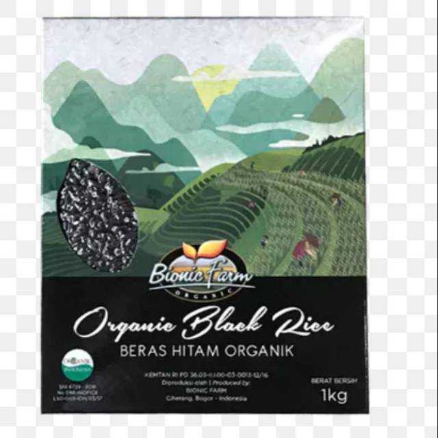 Bionic Farm Organic Black Rice (Beras hitam Organic) 1kg