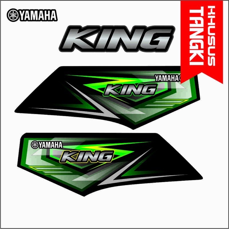 STICKER TANGKI RX KING LIST HIJAU VARIASI