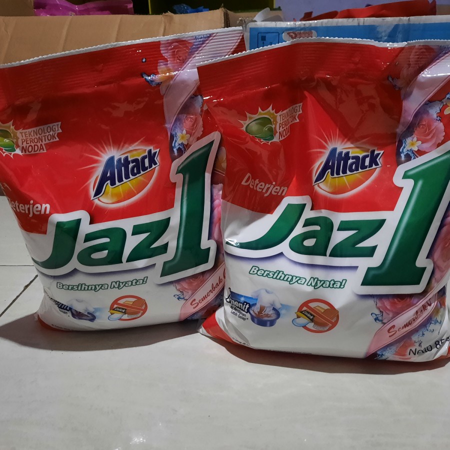 Attack Jazz 1 Deterjen Bubuk 850gr all varian