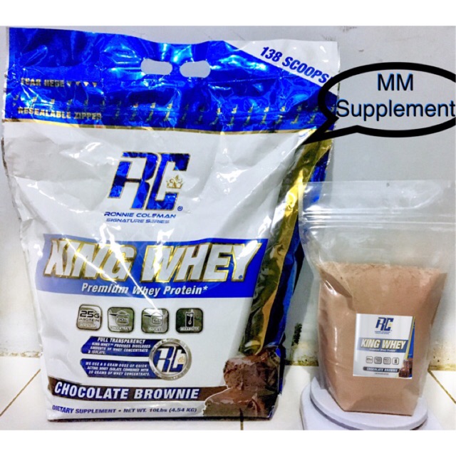 King Whey Protein Isolate Rc Ronnie Coleman Ecer 1 Lbs