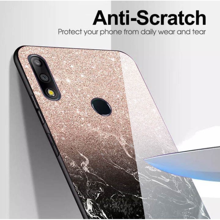 [K33] Soft Case Glass Marble For Oppo/Vivo/Xiaomi/Samsung/Iphone/Realme