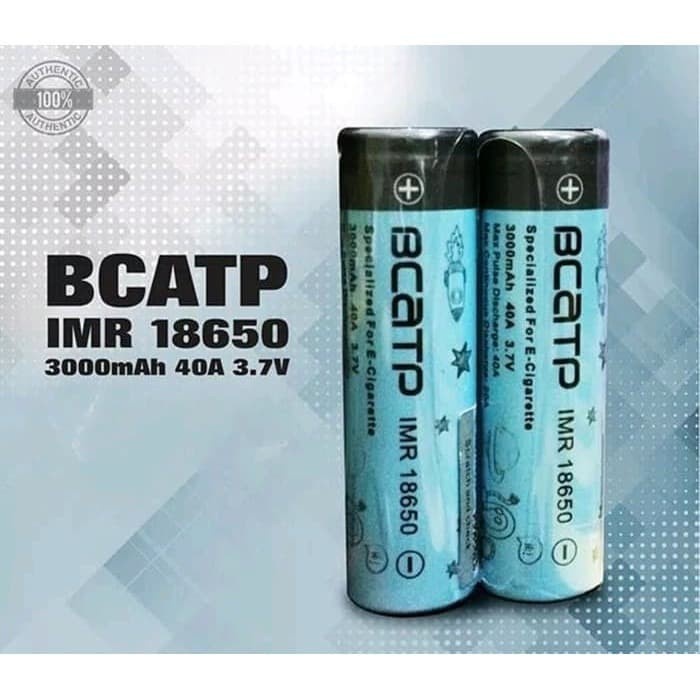 BATRE BCATP 2600/3000/3500 MAH 18650 AUTHENTIC