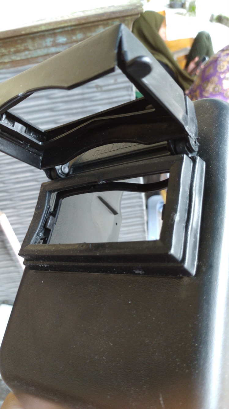 Kaca Las Hitam Teknik Bangunan Stainless Steel Besi Almunium Interior.