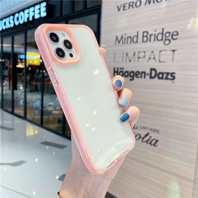 Vivo Y12i Y02 Y12 Y15s Y15A Y21 2021 Y21s Y20 Y33s Y91C Y15 Y01 Y1s Y30 Y20i Y21T Y33T Y11 Y11s Y20s G Y12s Y50 Y30i Y17 Y91 Y93 Macaron Warna Permen Murni 3in1 Casing TPU Padat Lembut